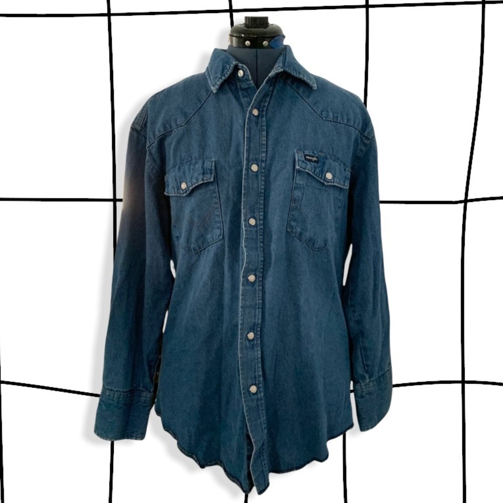 Wrangler dark denim shirt